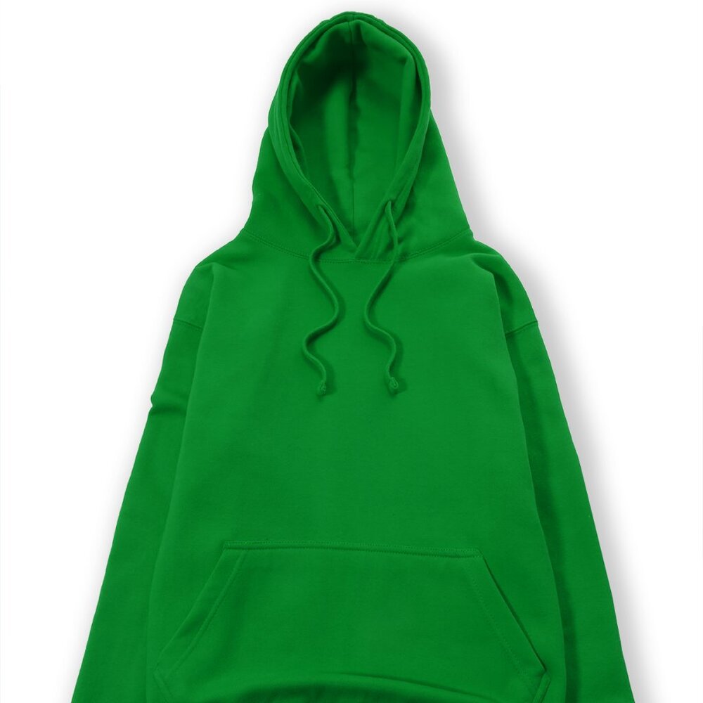 Men's Premium Heavyweight Pullover Hoodie Sweatshirt Kellygreen